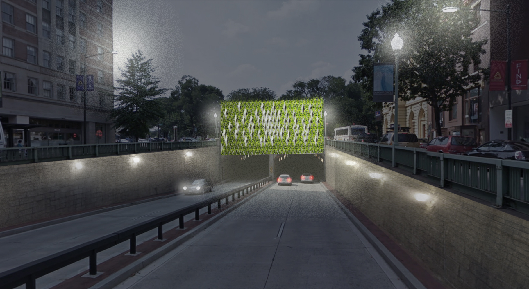 Rendered View: Wall with Viewports