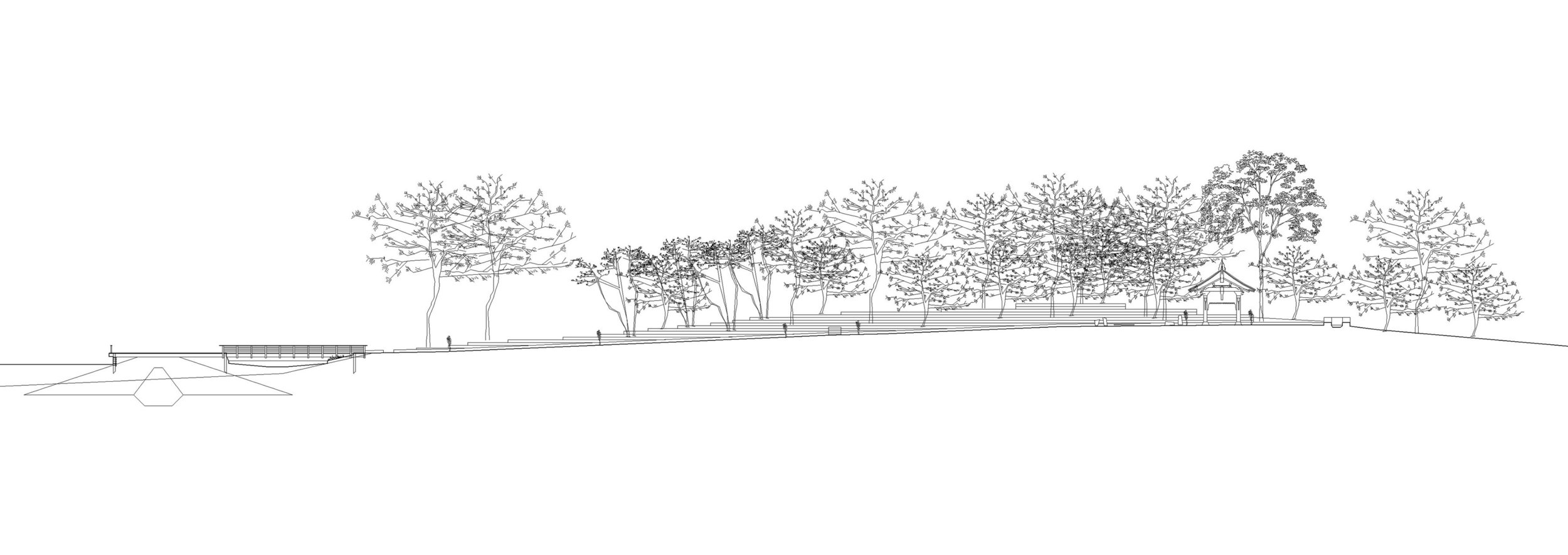 Section: Bell Pavilion Site