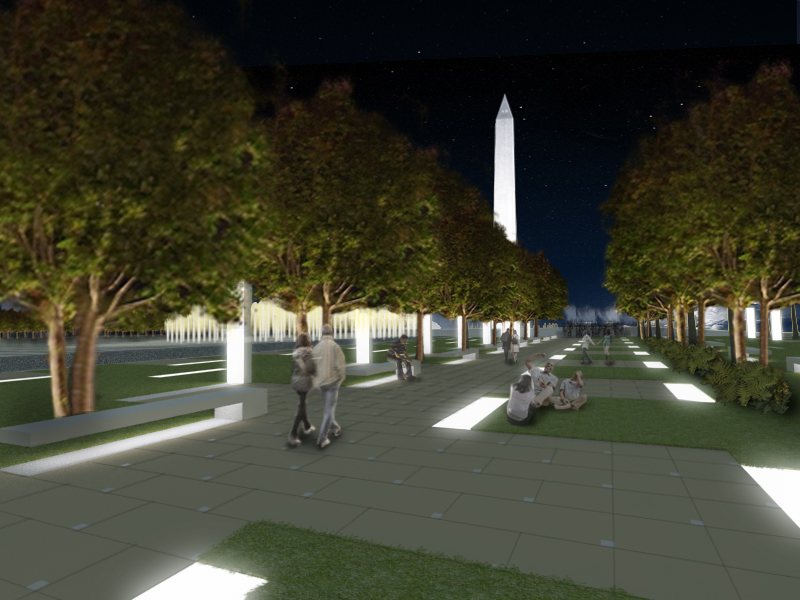 Rendered View: On Platform