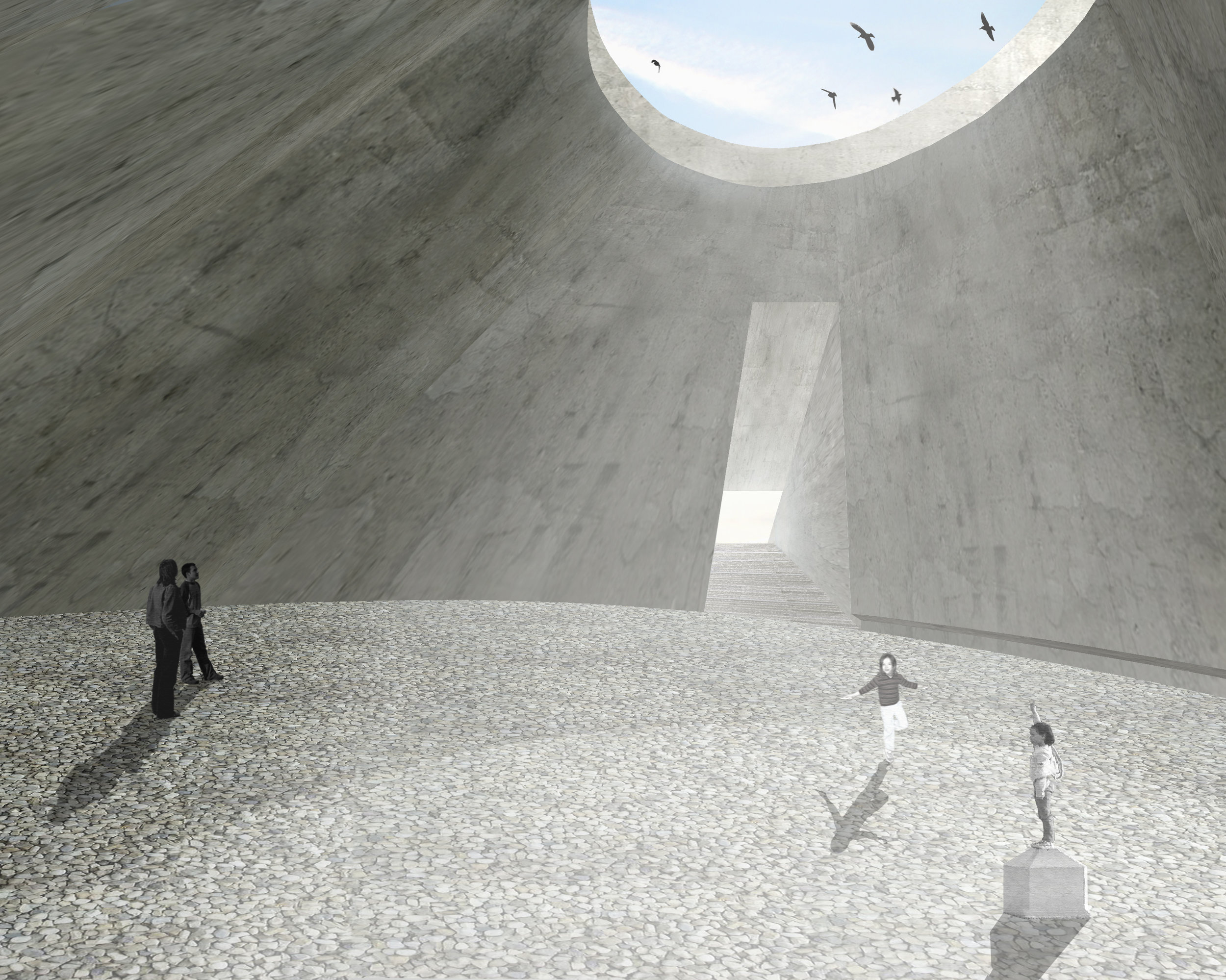 Rendered View: At Jefferson Pier