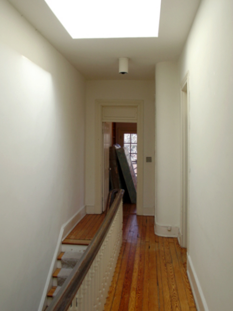 Photo: Existing Second Floor Hallway