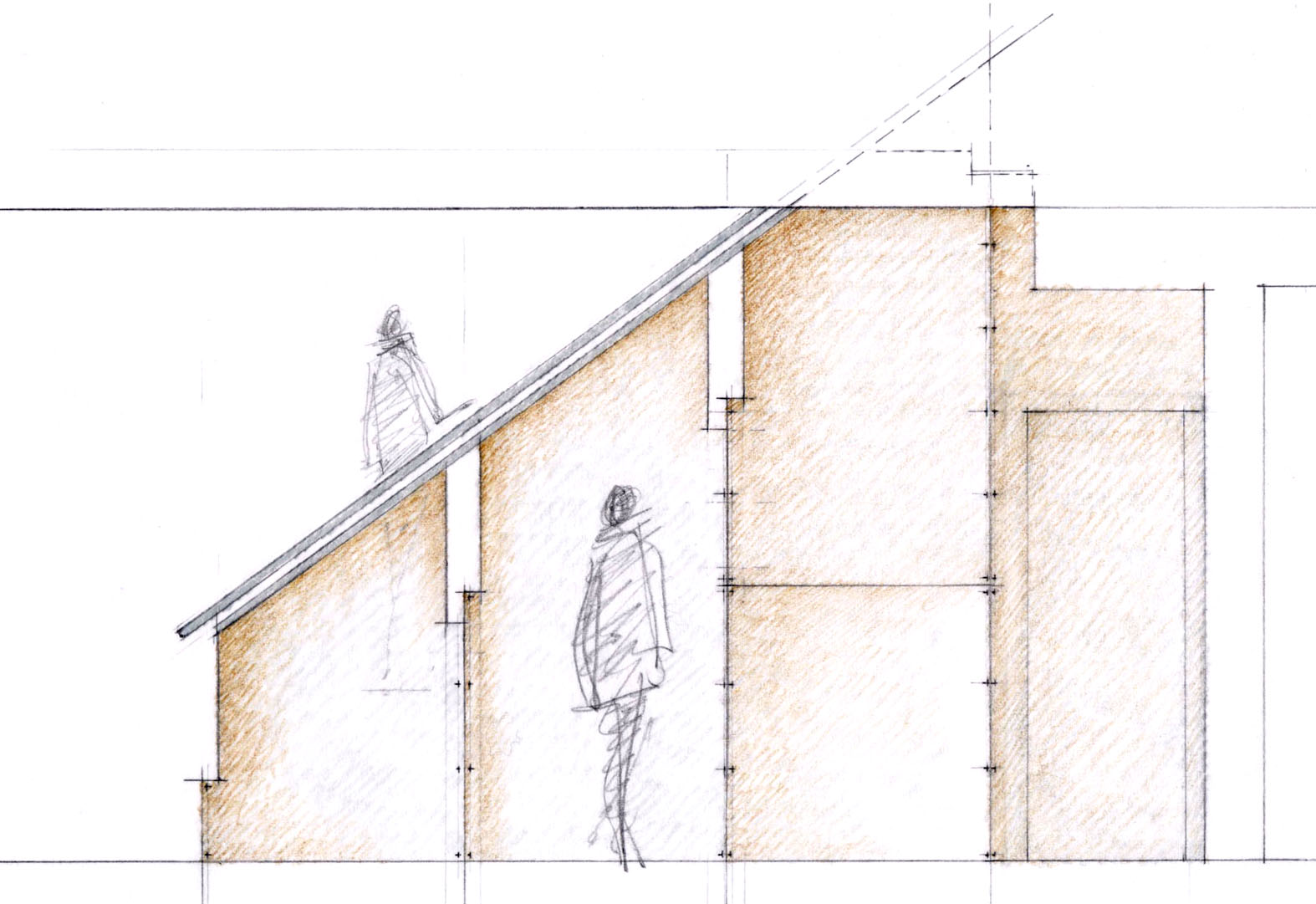 Sketch: New Stair Rail