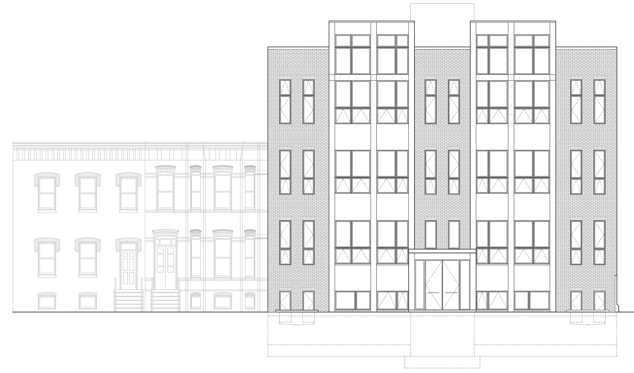 Elevation: W Street