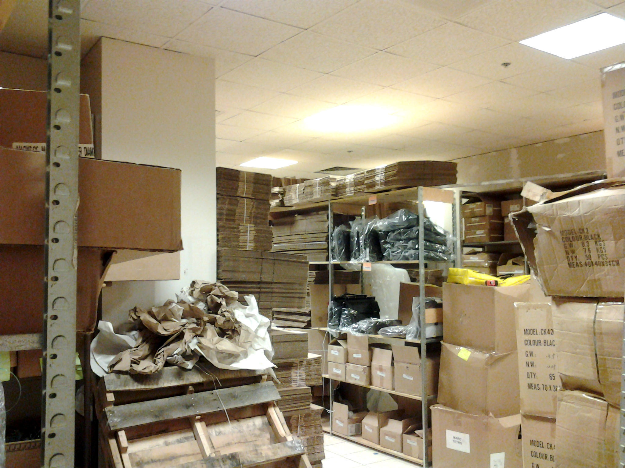 Photo: Existing Storage Room