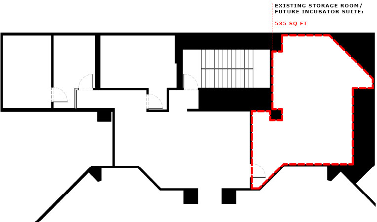Plan: Existing Storage Room
