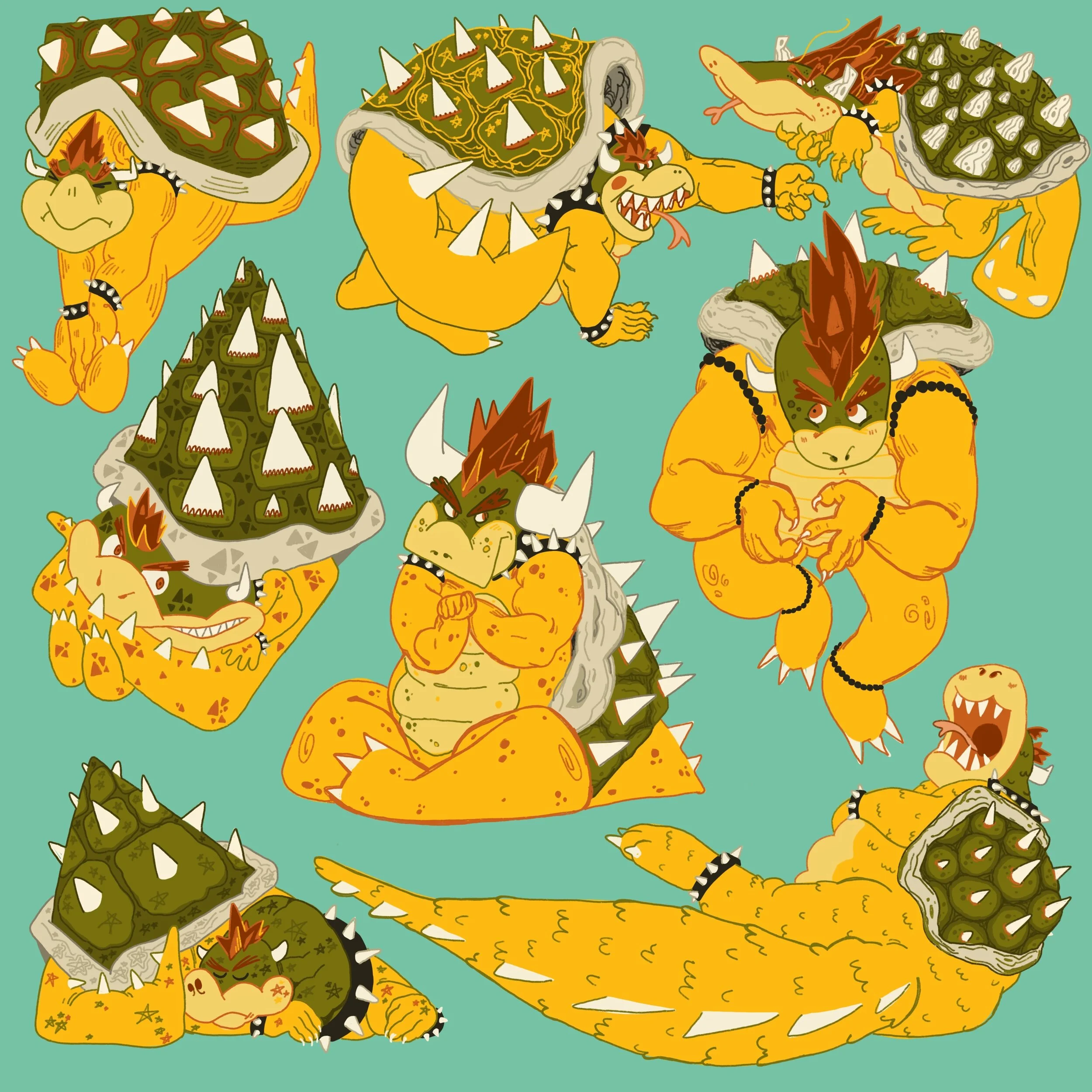 Bowser Shape Explorations