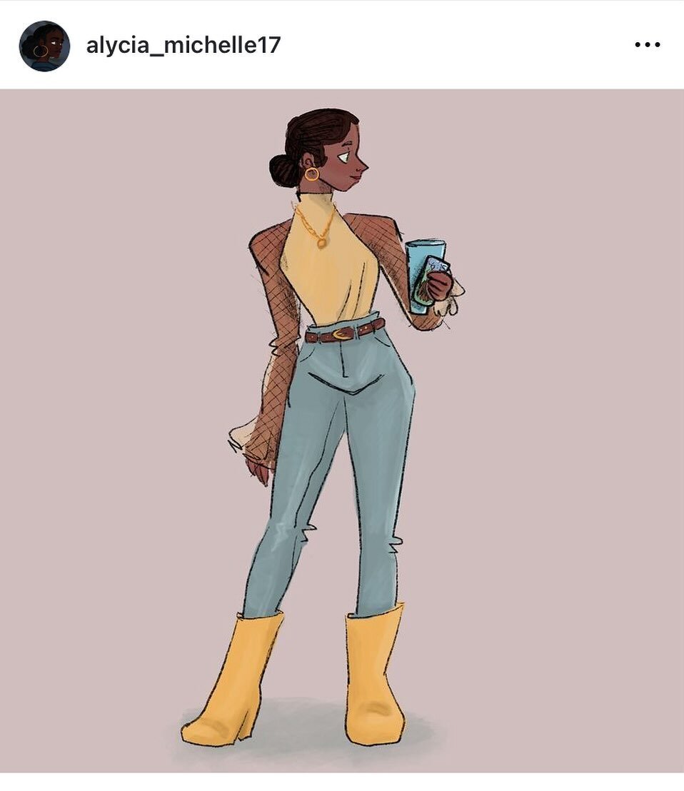 #featurefriday this week is one of my best friends @alycia_michelle17 💖✨ Alycia&rsquo;s work is so lively! She is a storyboard artist that&rsquo;s worked with Warner Brothers, Shadowmachine and Titmouse and is available for hire. It&rsquo;s also her