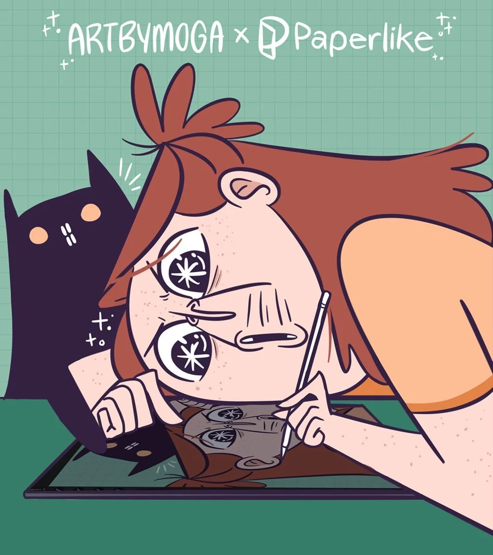 Quick shoutout to @paperlike for sending me their amazing iPad screen protector and cleaning kit. This is the exact face I made drawing with it. Paperlike is a screen protector that makes drawing on your iPad feel like you’re working on paper.