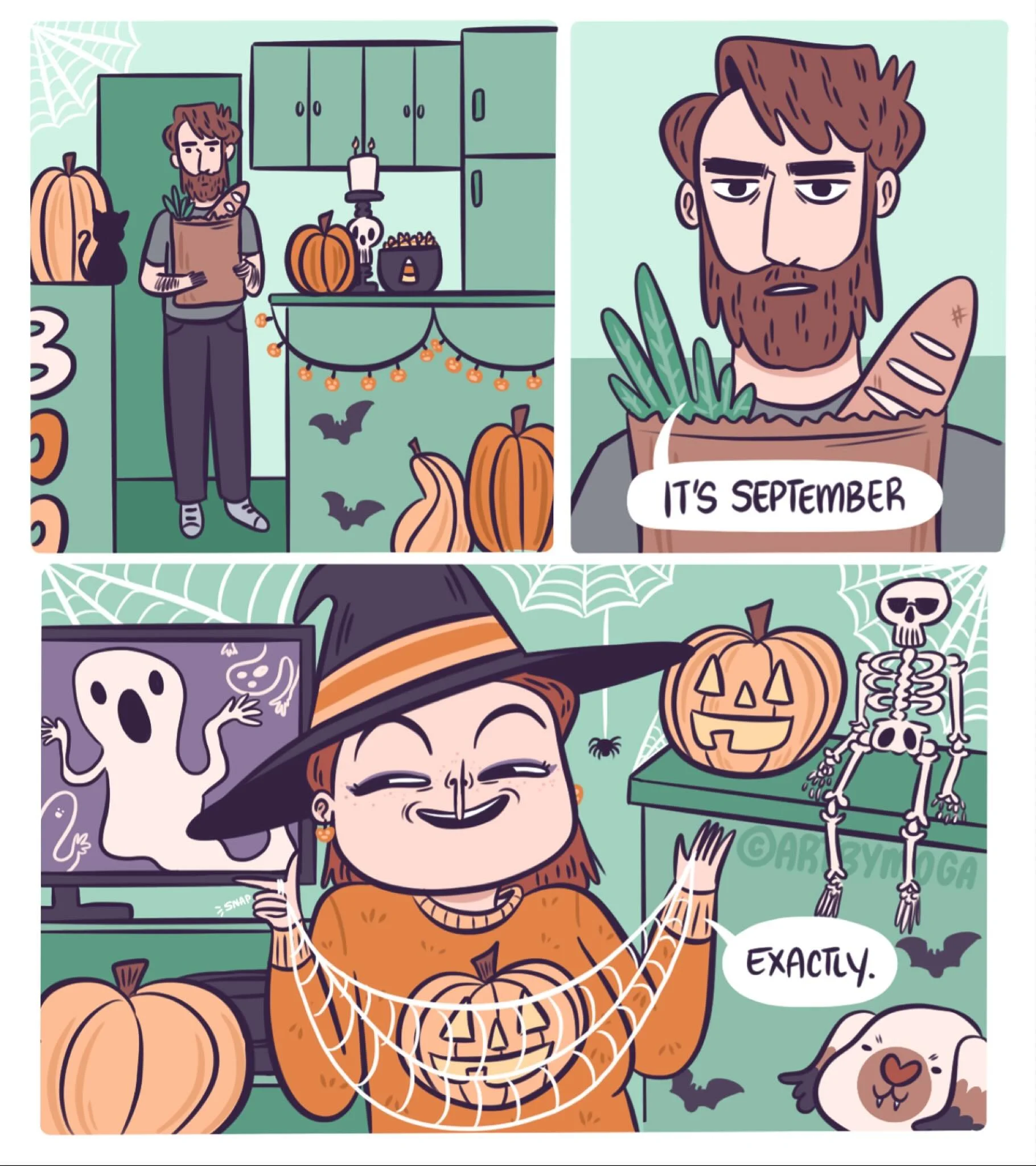 Whose decorations are up? πβ¨