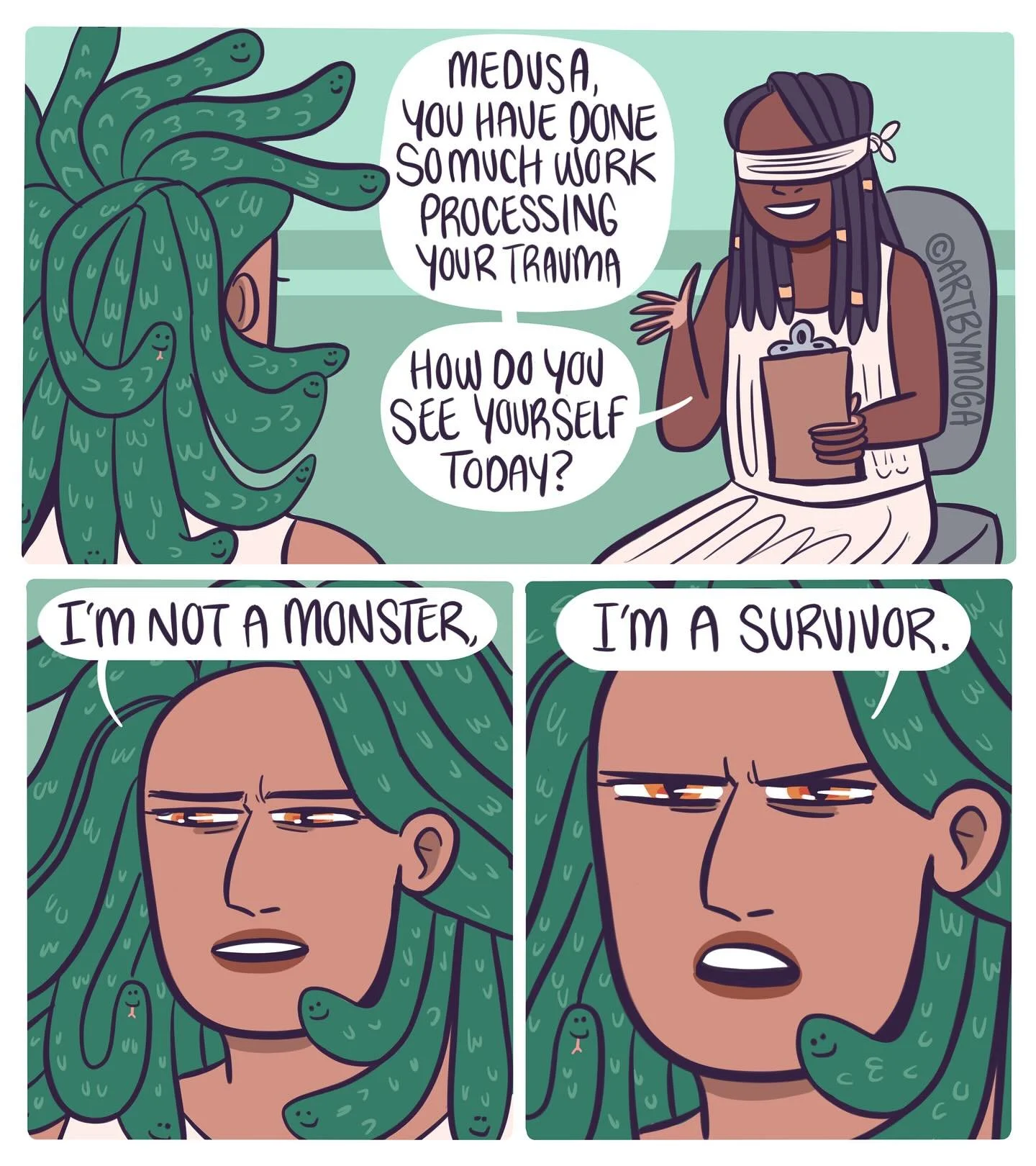 Day 2: Monster Therapy
#comictober #comictober2025