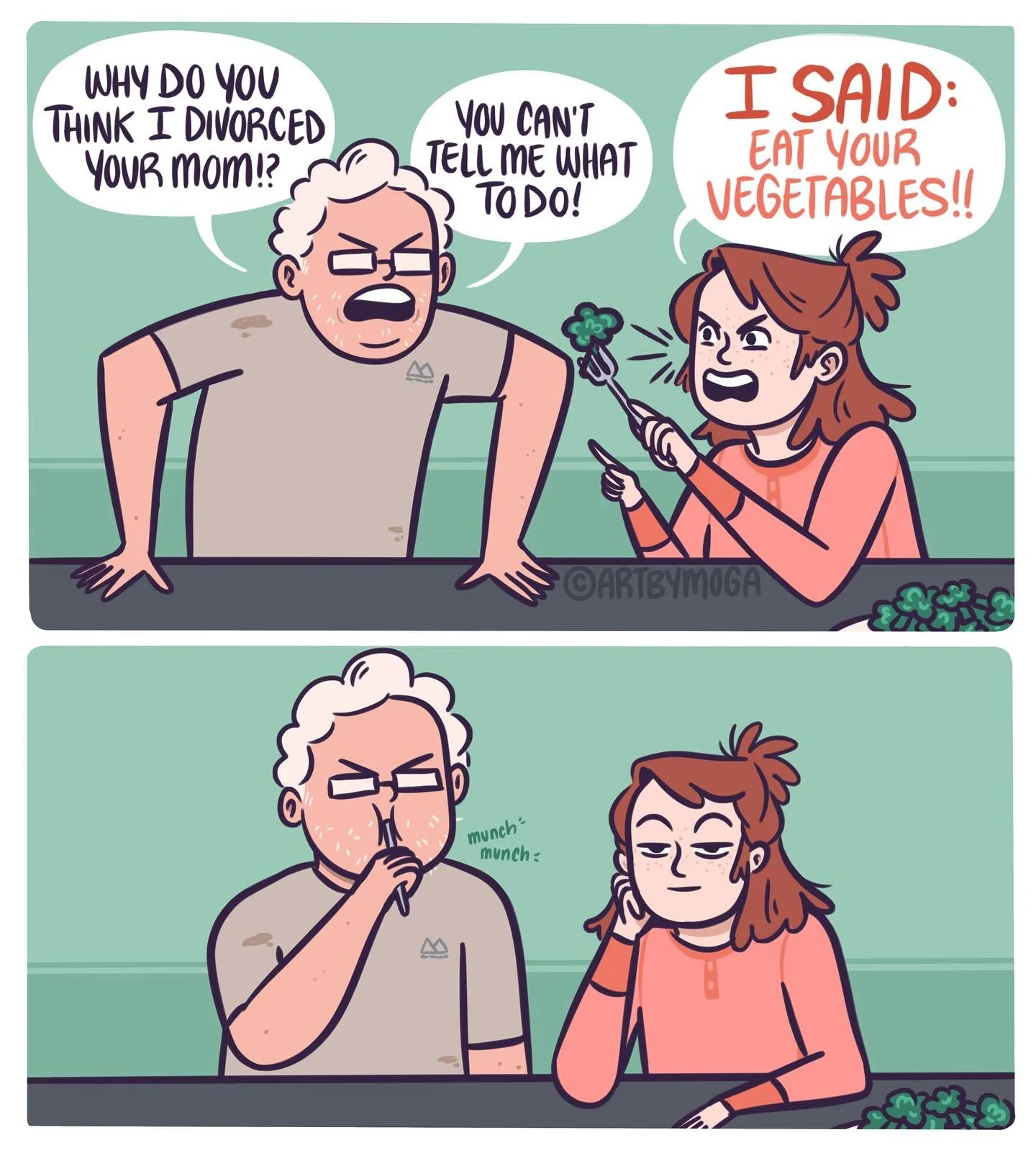 10 more comics about my dad, whose birthday is 10/10 ππ He doesn’t read my work but I shared a few comics with him last night and he asked me to give this message to my readers. Dad and I haven’t always seen eye to eye. In fact our rela
