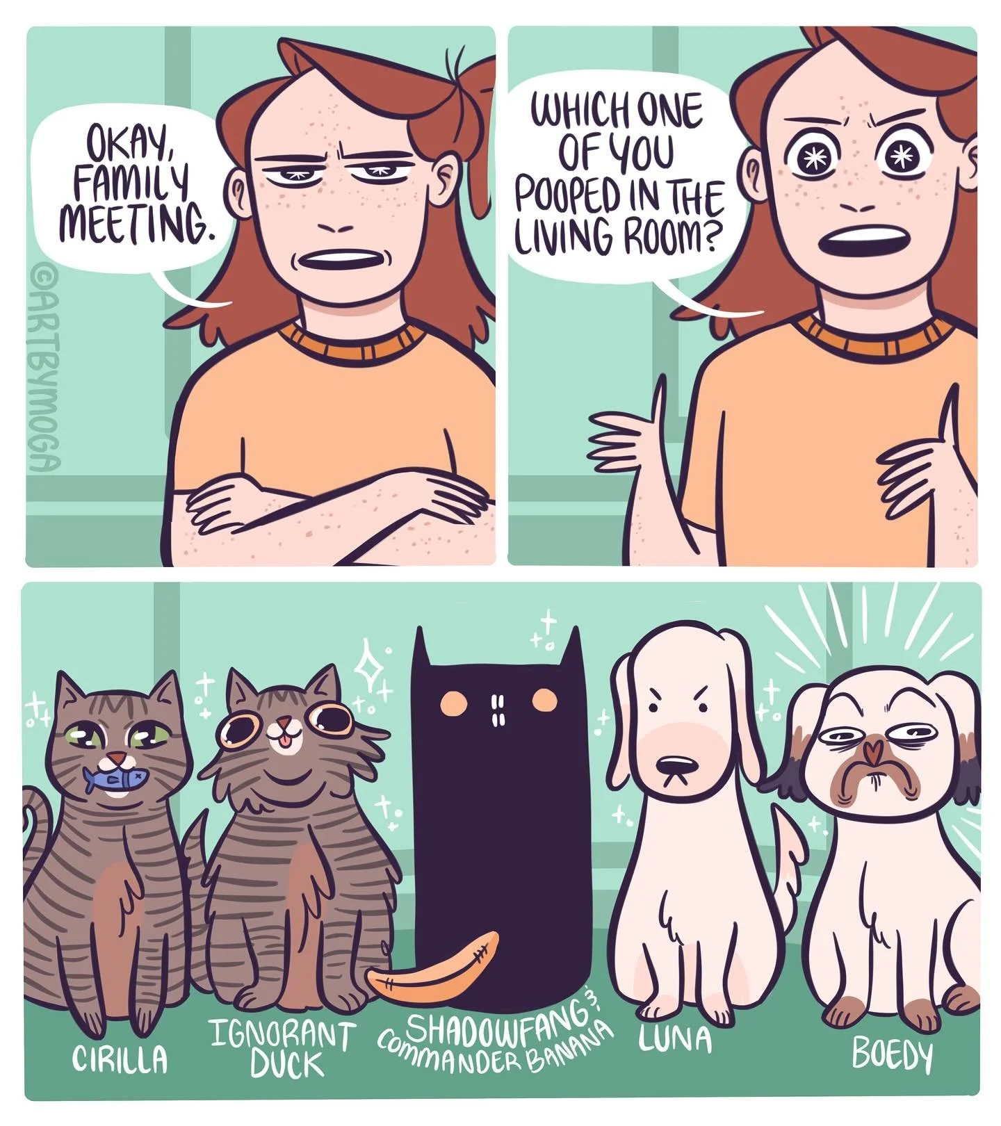 14 Dog comics dedicated to my rescues: Boedy and Luna 🐶💖🐶