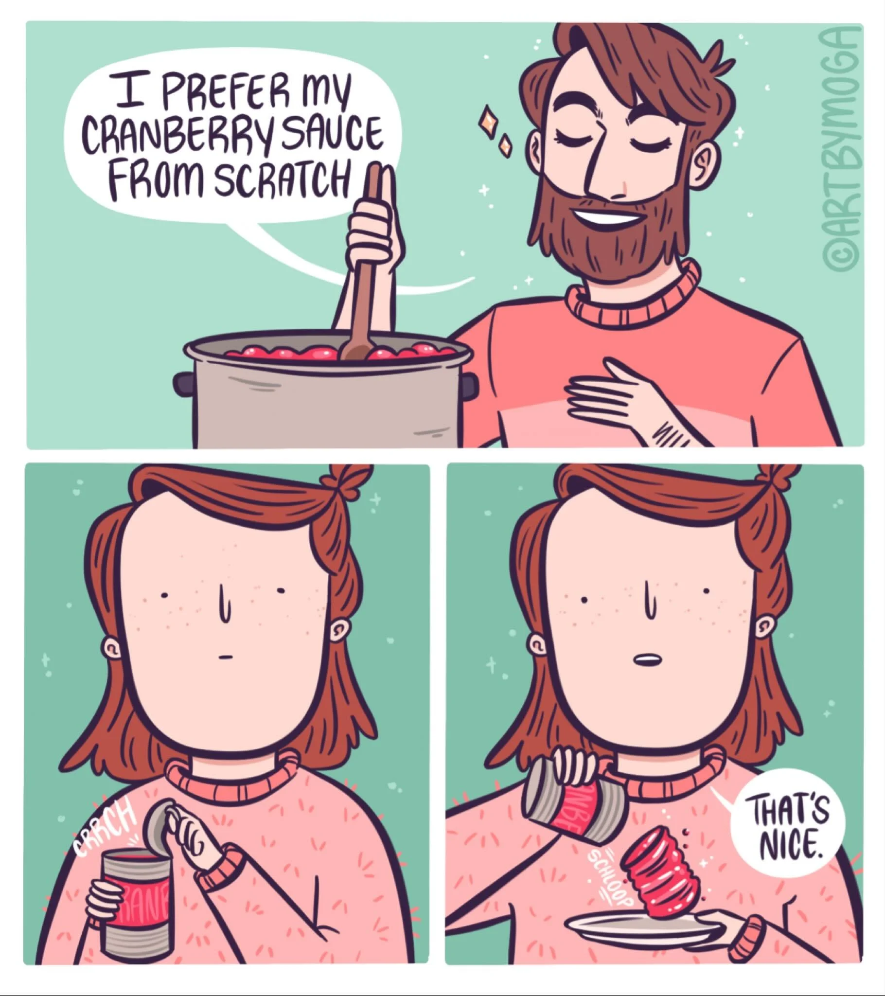 The great cranberry sauce debate. Which side are you on?