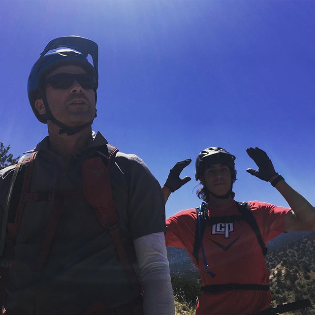 @kip_malone blowing the mind of young @ivan_castro03 with the trails of New Mexico.
.
.
.
.
 #newmexico #newmexicoskies #newmexico_igers #newmexicotrue #nmtour #newmexicomountainbiking
#mountainbike #optoutside #newmexicolove #nmoutside #trueabq #tra