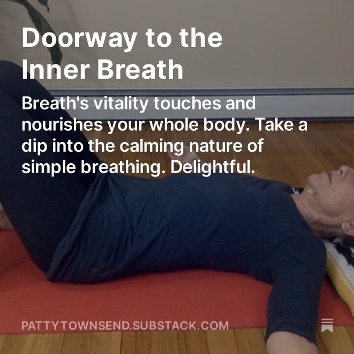 15 Min audio journey into the subtle nature of breath. Substack link in Bio

Through softening and yielding we widen the field of inner sensing and feeling. From there we can observe the natural dynamics of breathing.