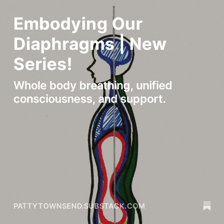 Embodying Our Individual and Unified Diaphragms. 
&mdash;Together our diaphragms form a sensitive chain of soft tissues that fan outward from our cores to our peripheral bodies. 
&mdash;Hubs of consciousness and movement, ultimately they are a unifie