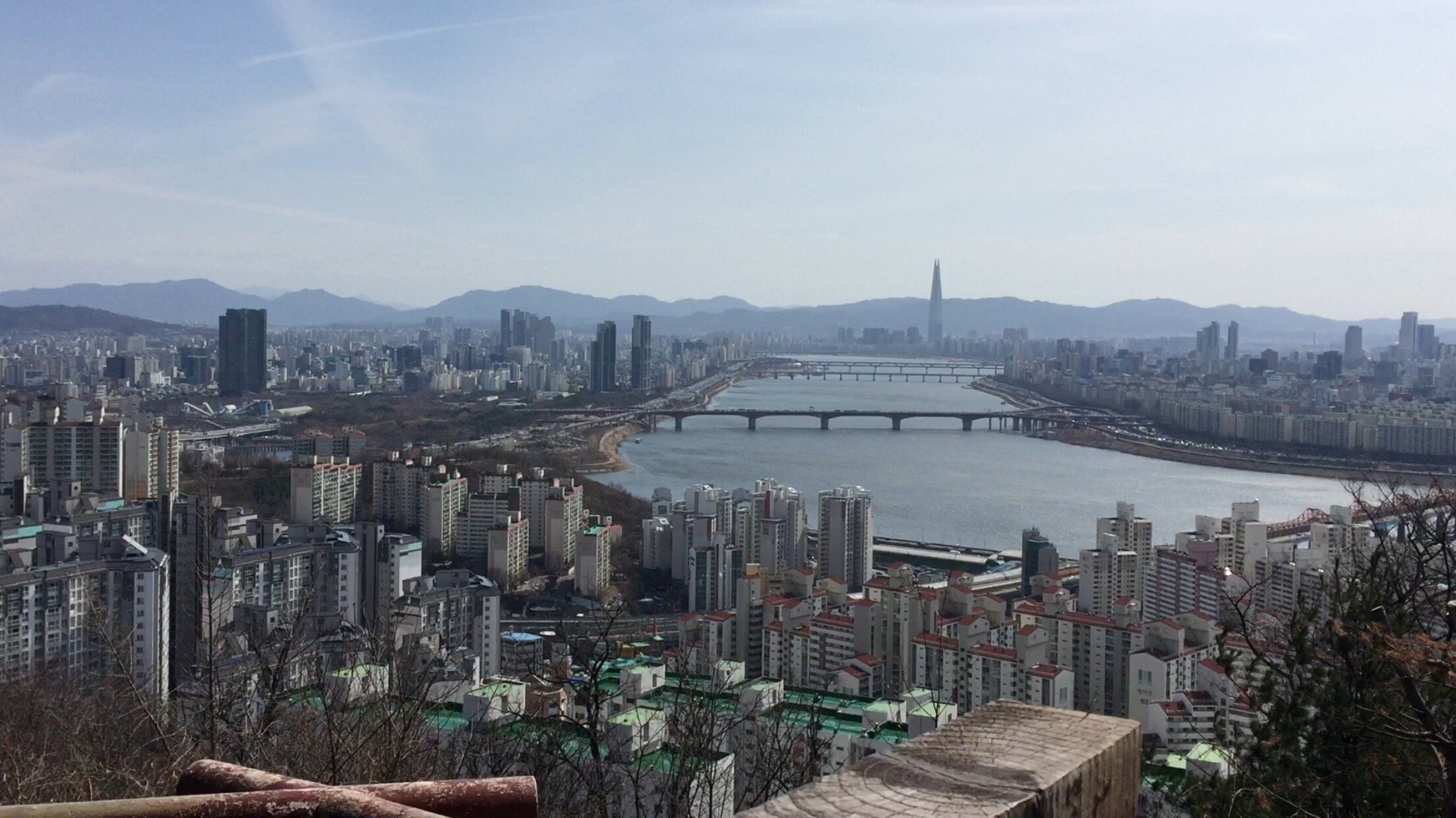 A View of Seoul from a cultural exchange trip in Spring 2018.