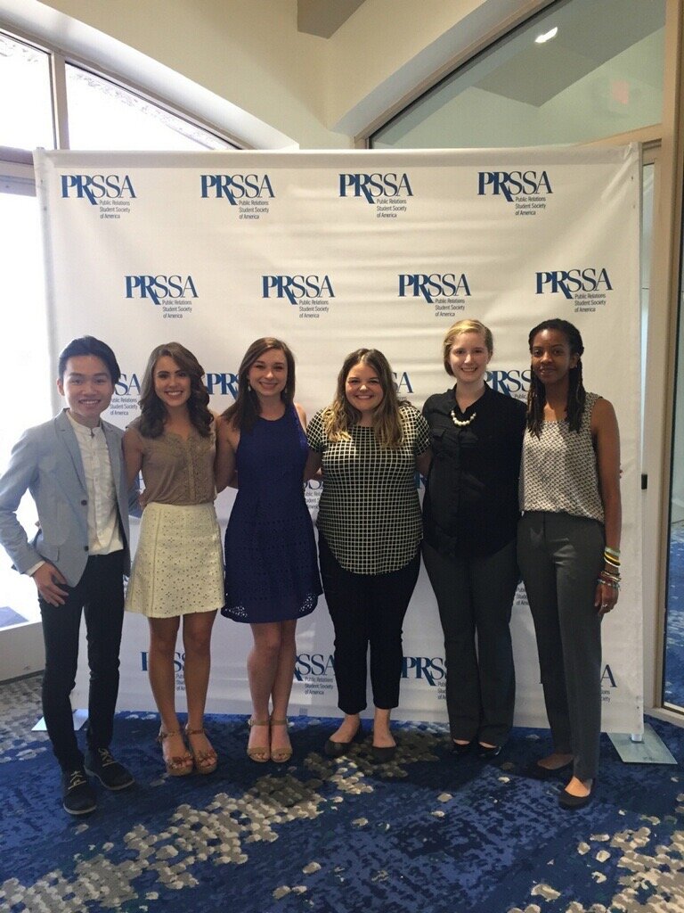 Me at a PRSSA national conference for Student PR Firm Directors in Summer 2017.