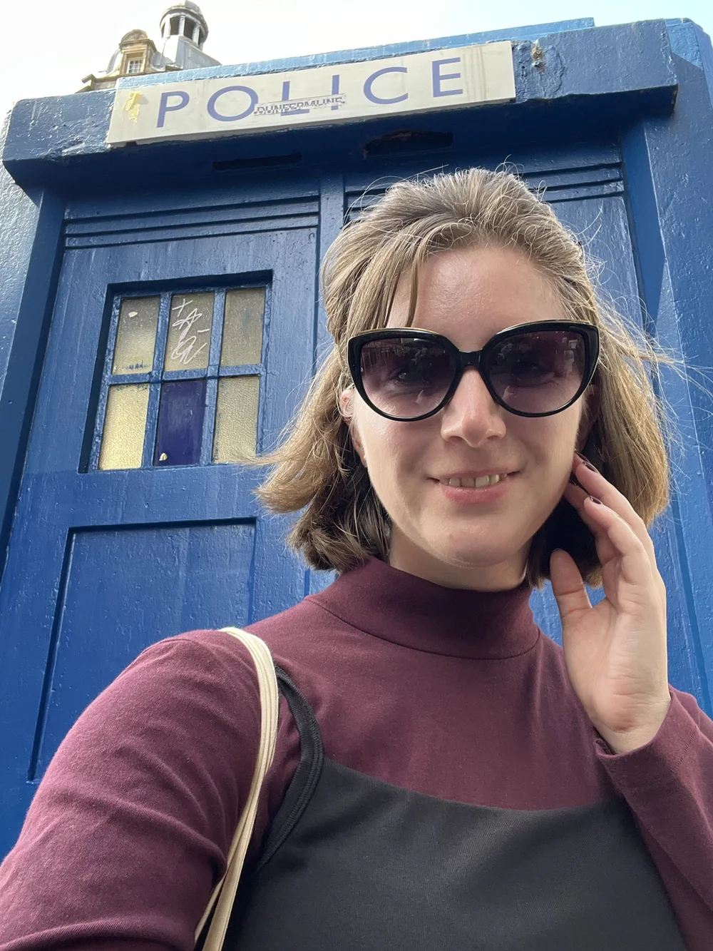 I found the TARDIS wandering the streets of Glasgow