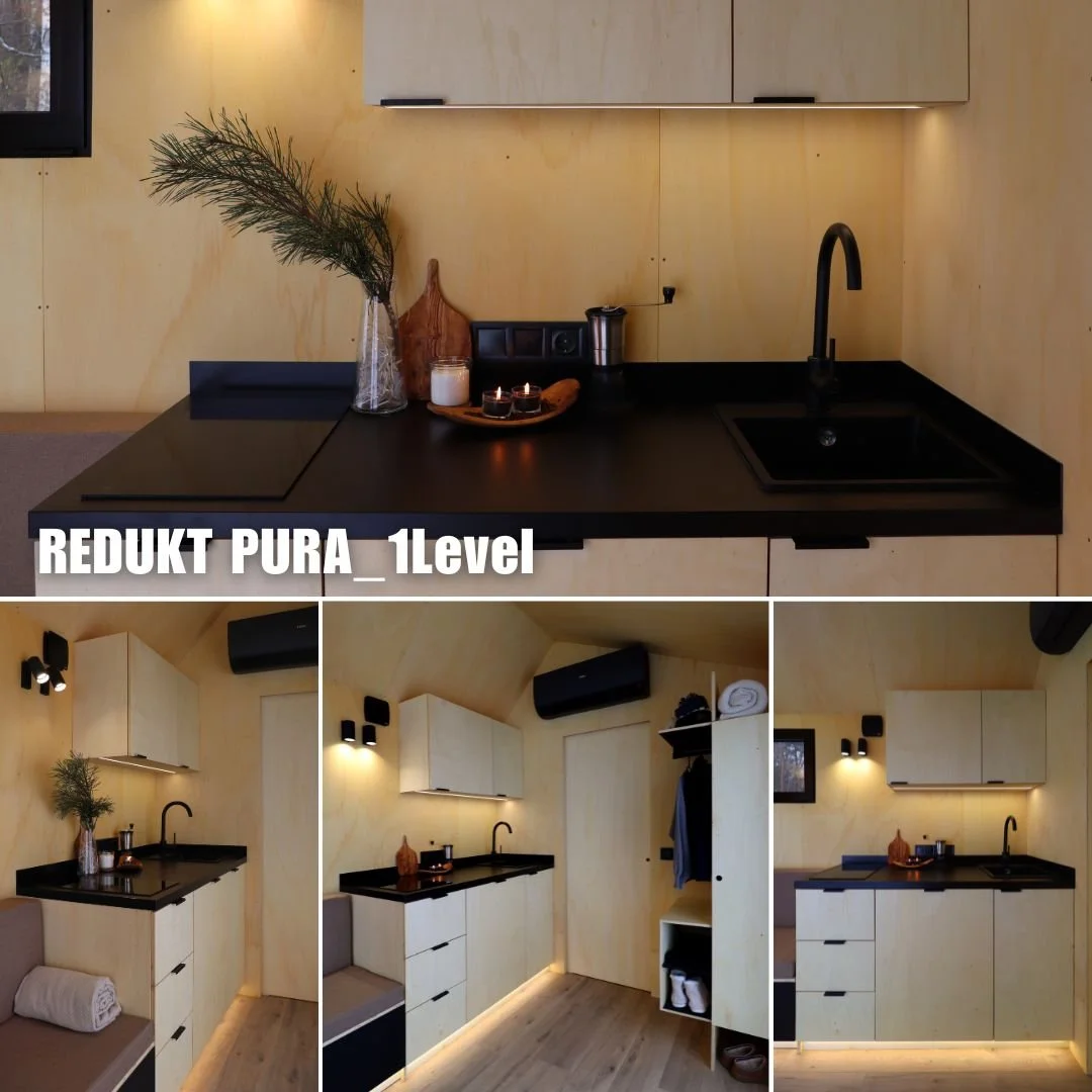  Kitchen in a one level house REDUKT PURA_1Level&nbsp; 