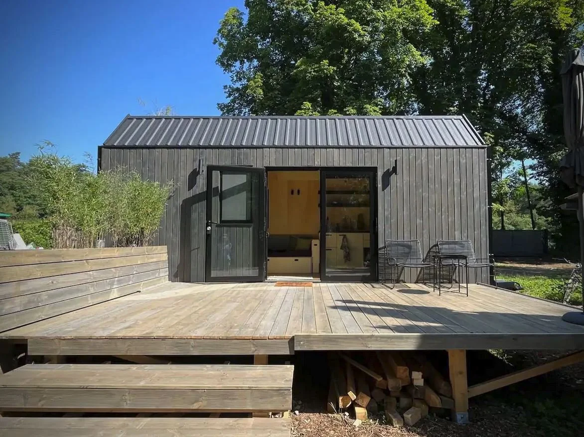 Mobile house REDUKT PURA (model with stairs). Photo: private archive.