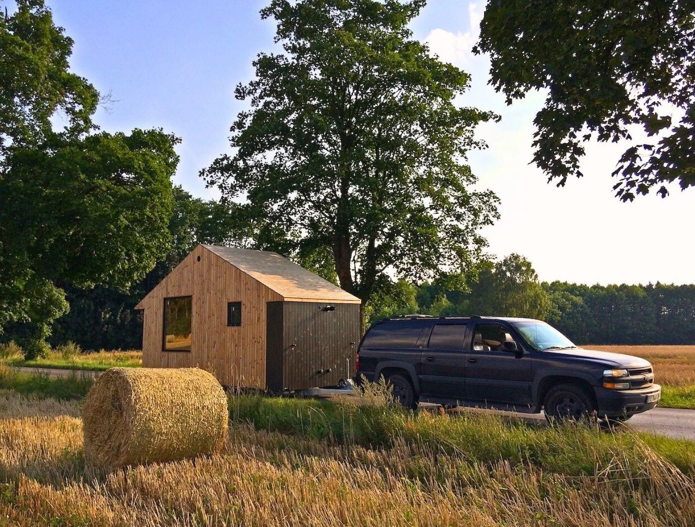  REDUKT houses are built on approved trailers.  Photo: REDUKT 
