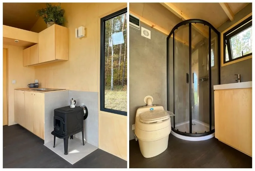  Ein Badezimmer im Tinyhaus REDUKT ONE. Foto: REDUKT 