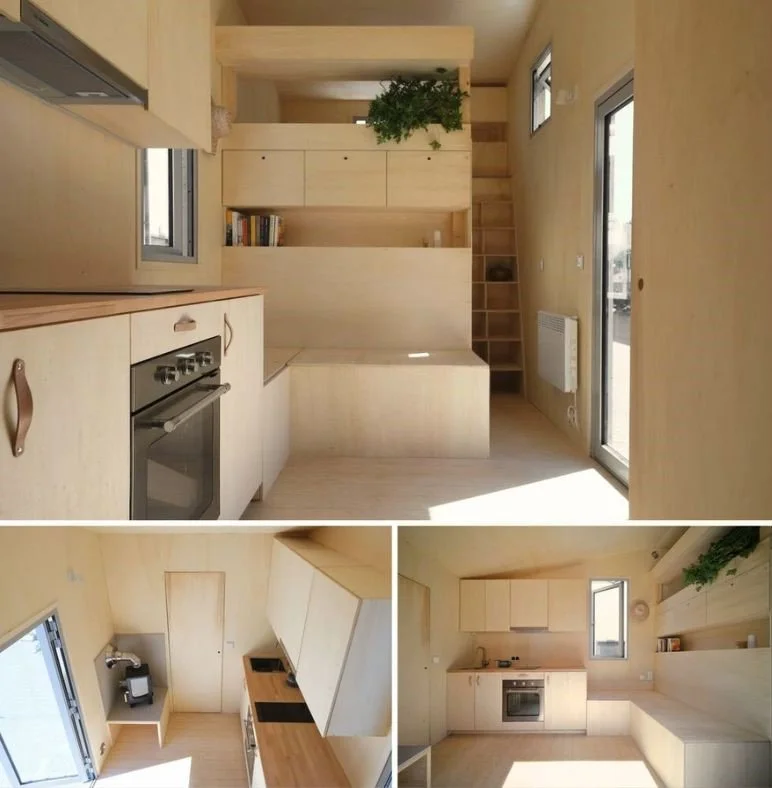  Interior of REDUKT ECHO mobile home. Photo: REDUKT 