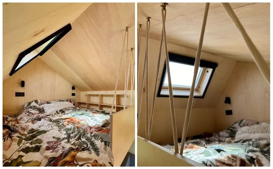  Antresola w mobillnym domu REDUKT PURA. Foto: REDUKT 