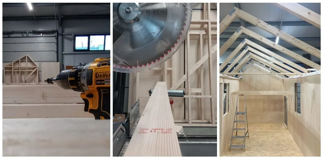  The process of building a trailer house takes place entirely in our workshop. Photo: REDUKT&nbsp; 