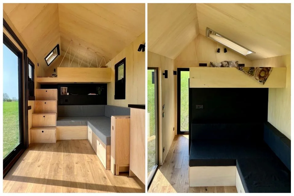  Zwischengeschosse in REDUKT PURA Häusern auf Rädern. Foto: REDUKT 