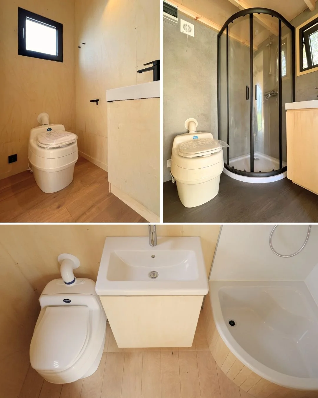 Wasserlose Kompostiertoilette in REDUKT Häusern