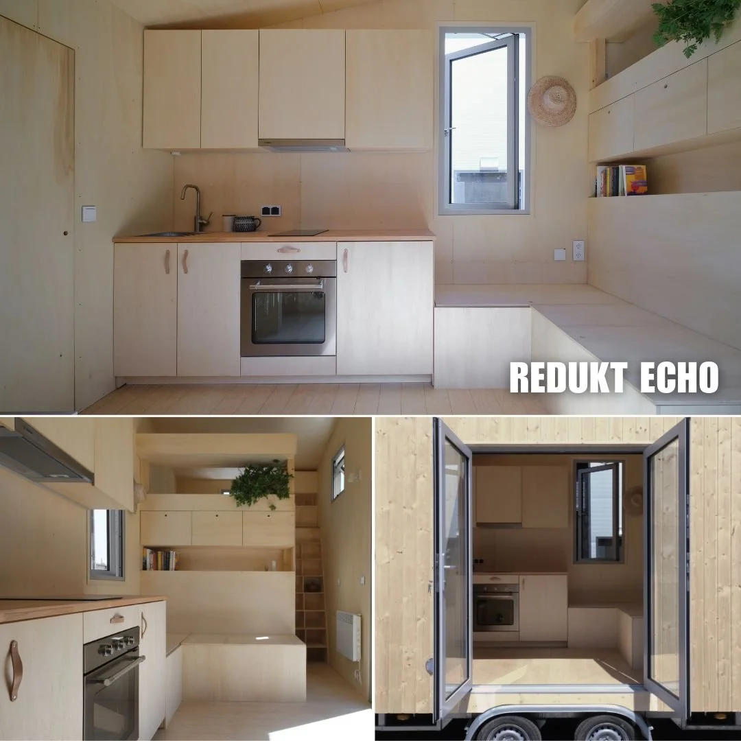  Kitchen and living space in REDUKT ECHO house 