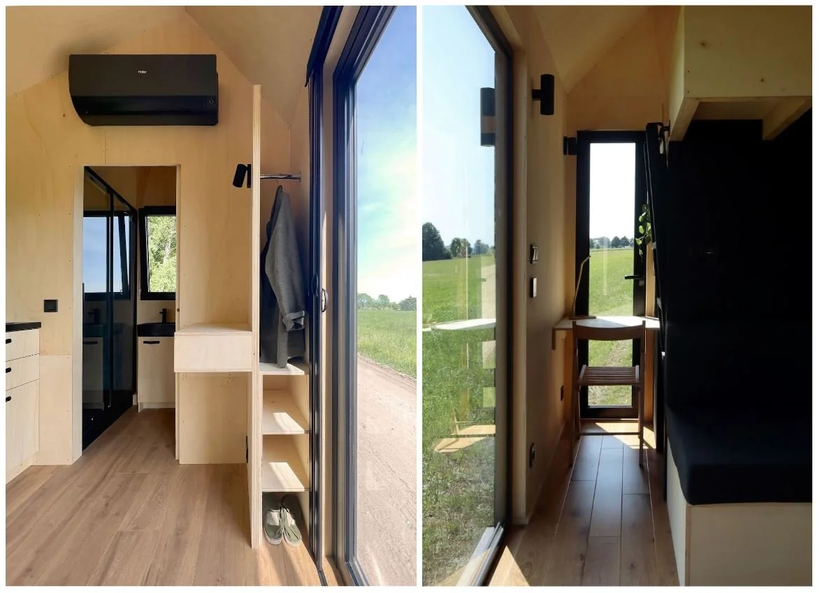  Work zone in REDUKT tiny houses. Photo: REDUKT 