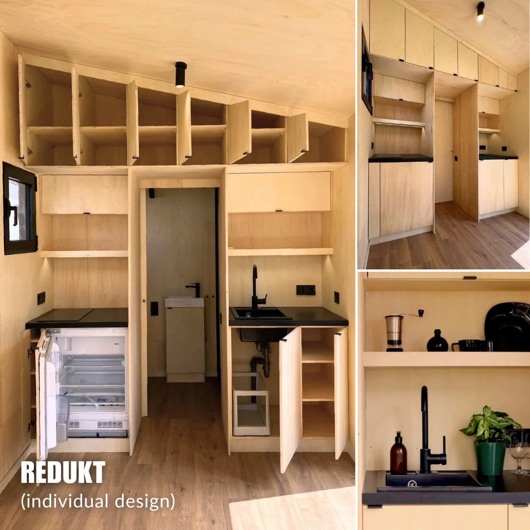  Kitchen space in an individual REDUKT house design&nbsp; 