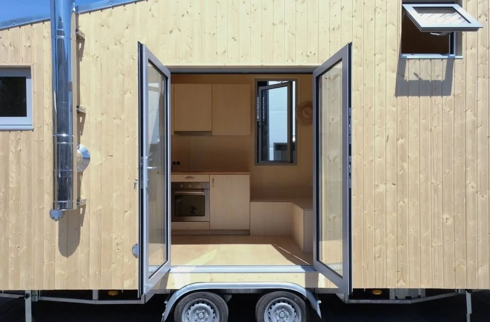  REDUKT ECHO house is a welcoming space for tiny living. Photo: REDUKT 