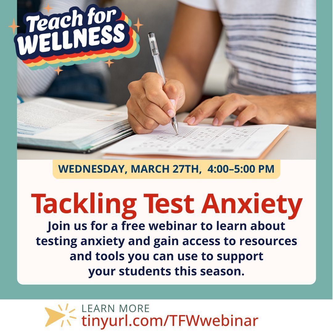 It&rsquo;s staying lighter later, temperatures are warming, birds are chirping&hellip; and with spring just around the corner, we know that standardized testing is too. 

Looking to support all of your students and families through this stressful sea