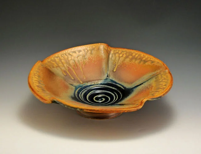  Brown Ash Flared Bowl 