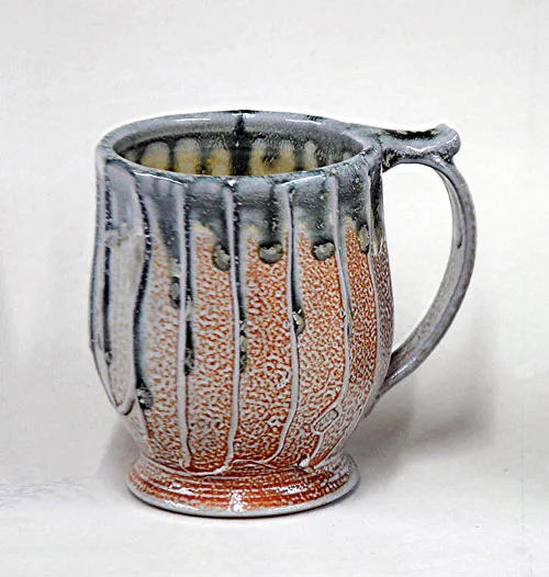Soda Fired Slip Mug, Not available