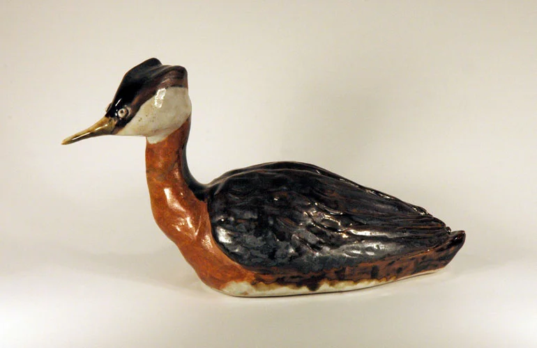 Eared Grebe rattle