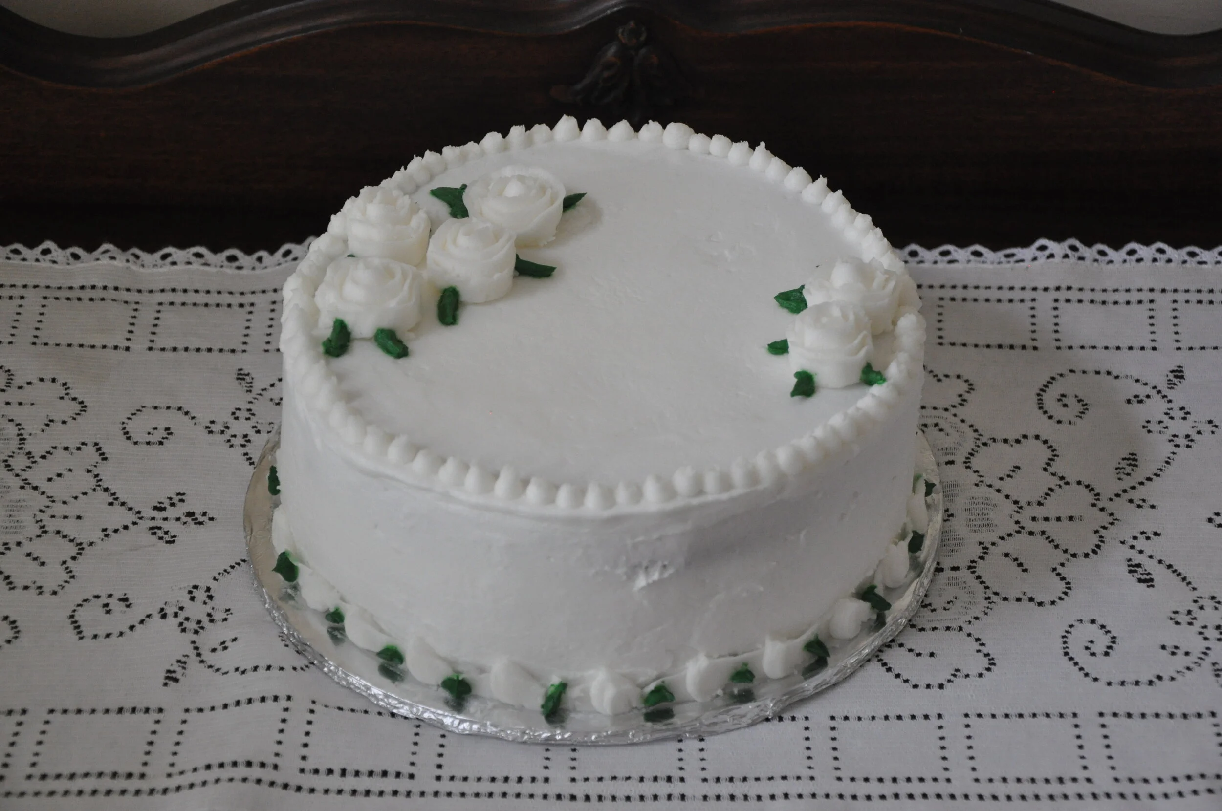 Yellow Cake Ribbon Rose 2011 01.JPG