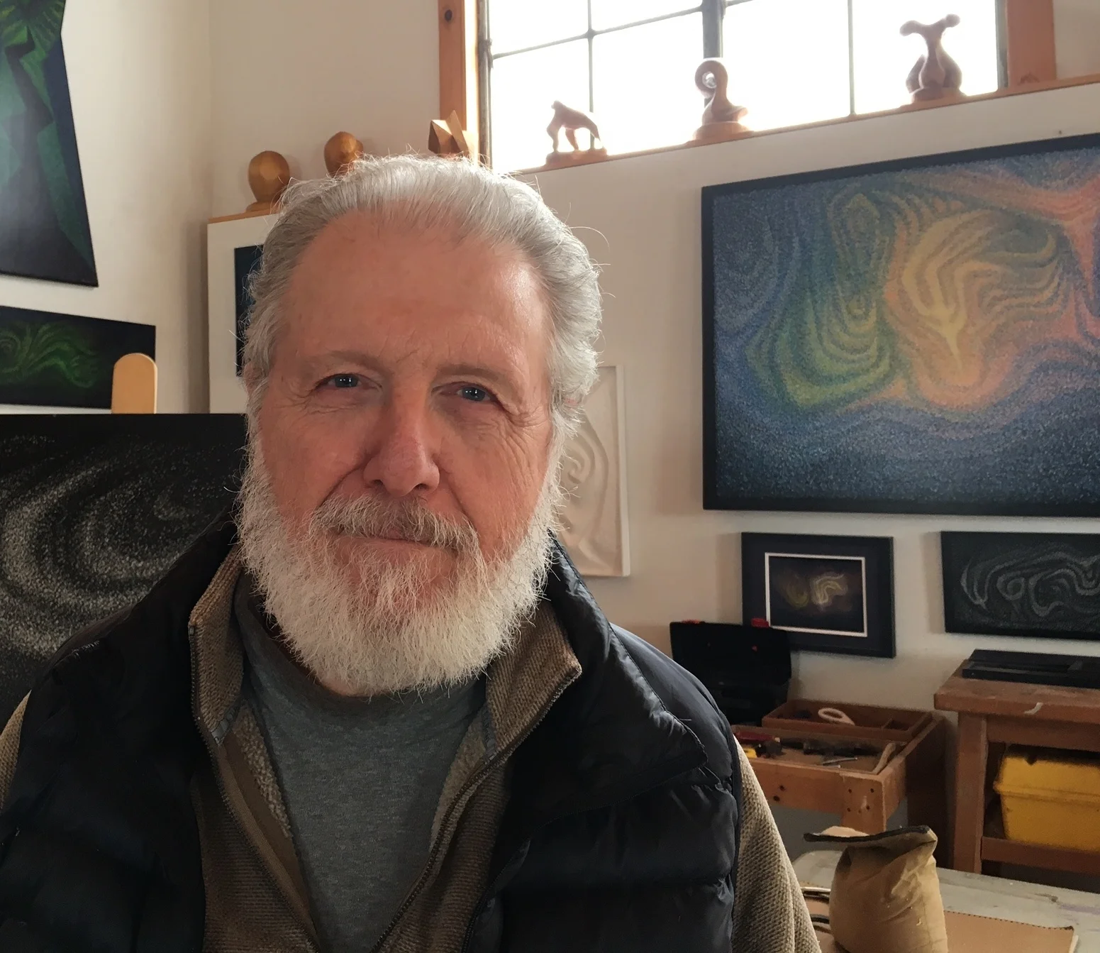 Michael Howard in Living Form Studio "The object of the sense impulse is life. The object of the rational impulse is form. The object of the play impulse is living form. All aesthetic qualities, all that we call beauty, originate in the play impulse. Thus in creating beauty we creatie living form." Friedrich Schiller 