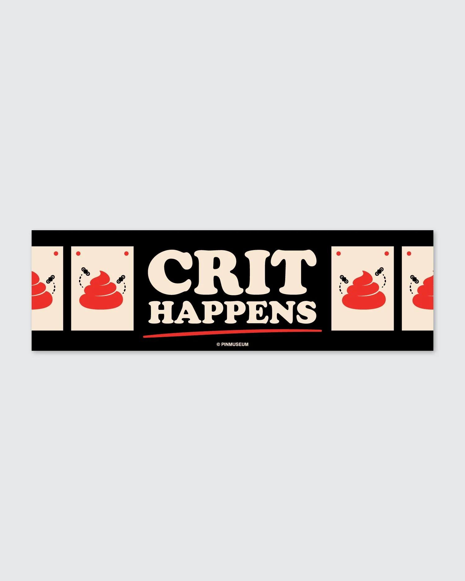 Crit Happens • Bumper Sticker
