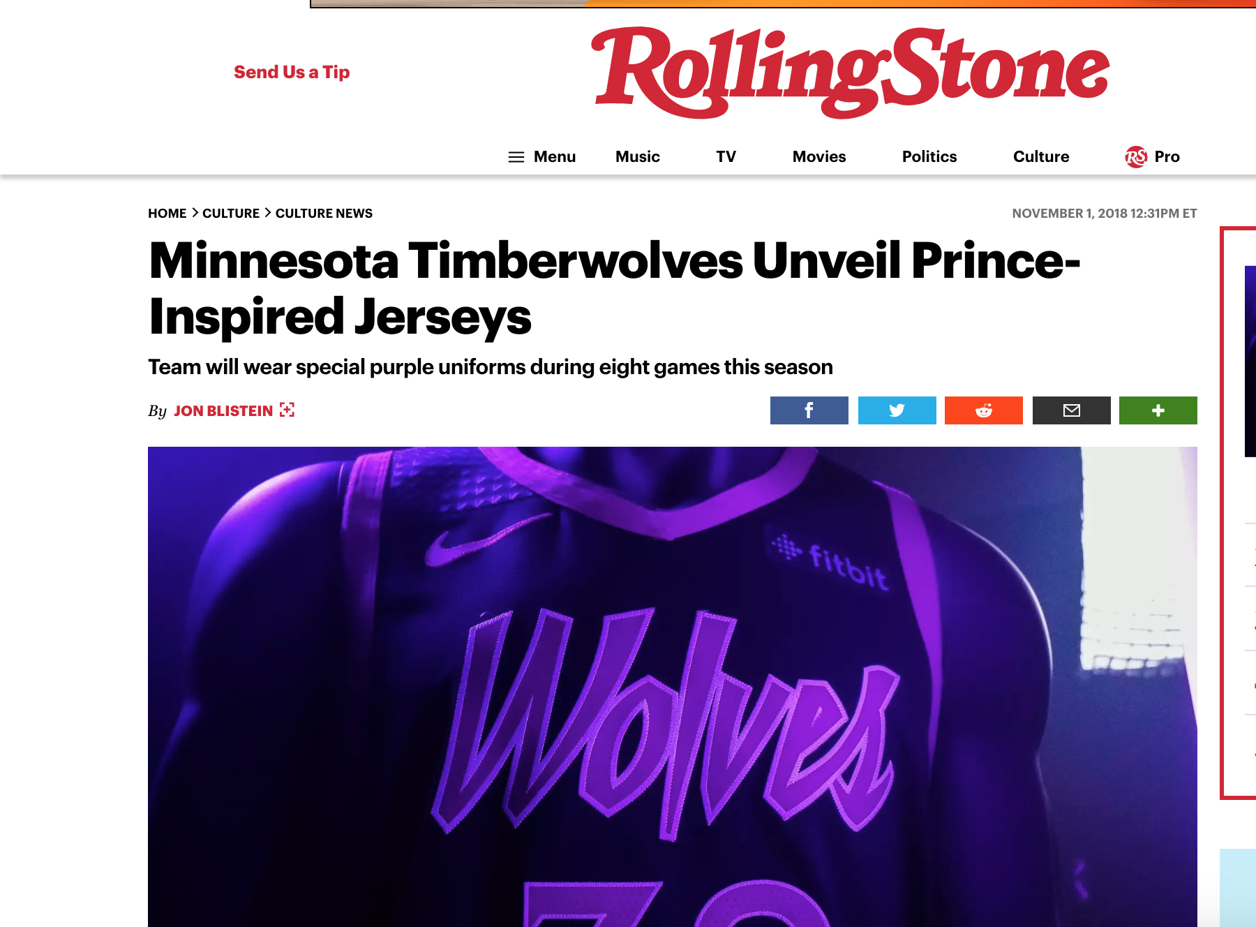 purple timberwolves prince jersey