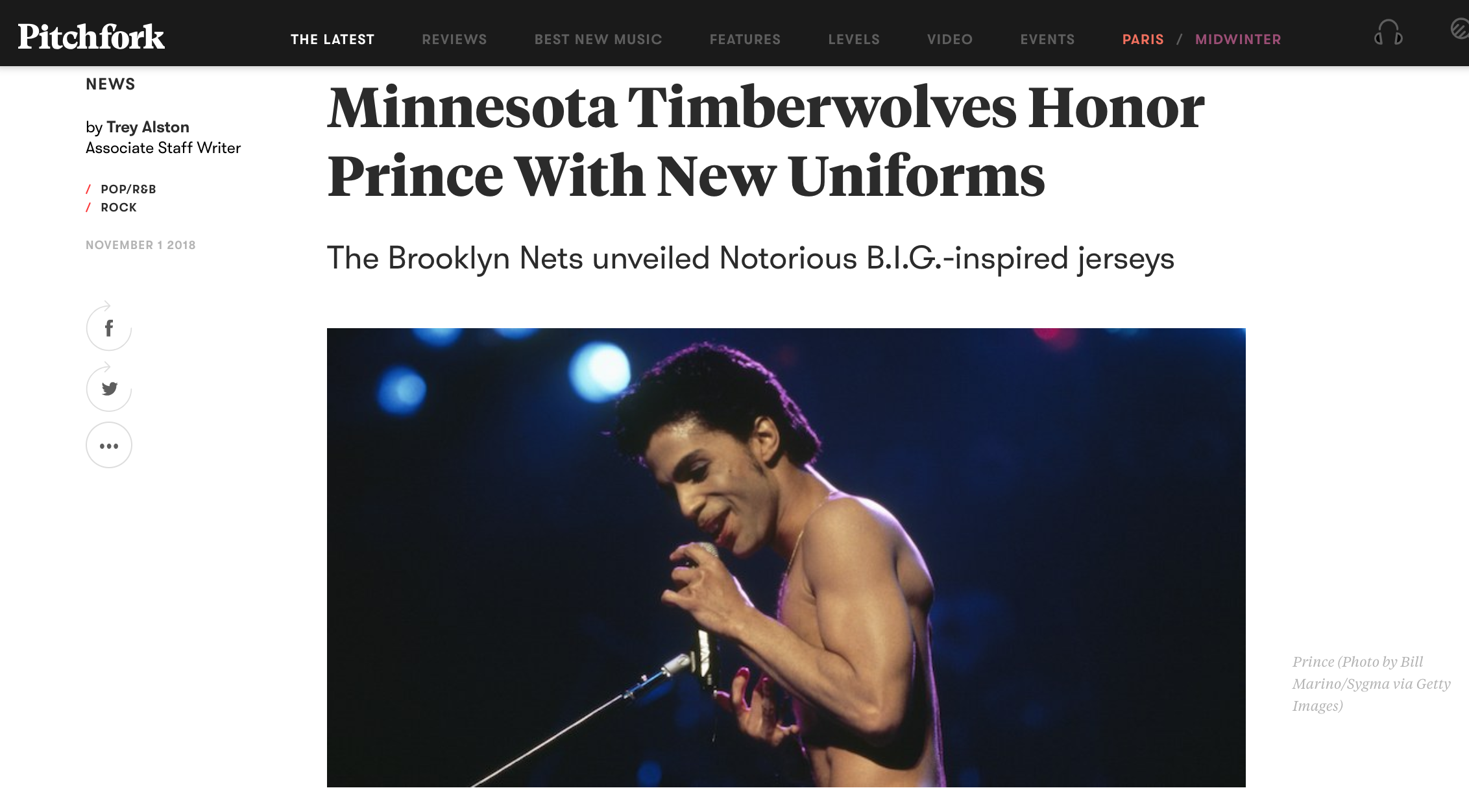 Timberwolves unveil Prince-inspired uniforms; will debut against