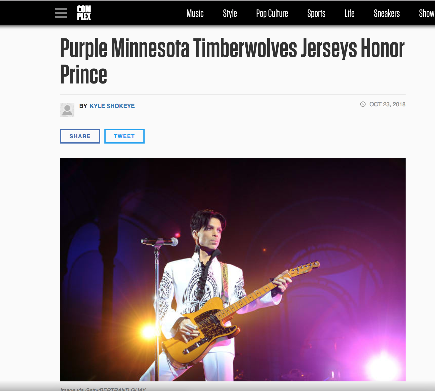 Minnesota Timberwolves Honor Prince With New Uniforms