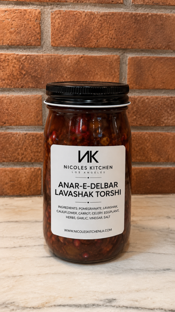 Anar-E-Delbar Lavashak Torshi : PRE ORDER - Ships September 5th