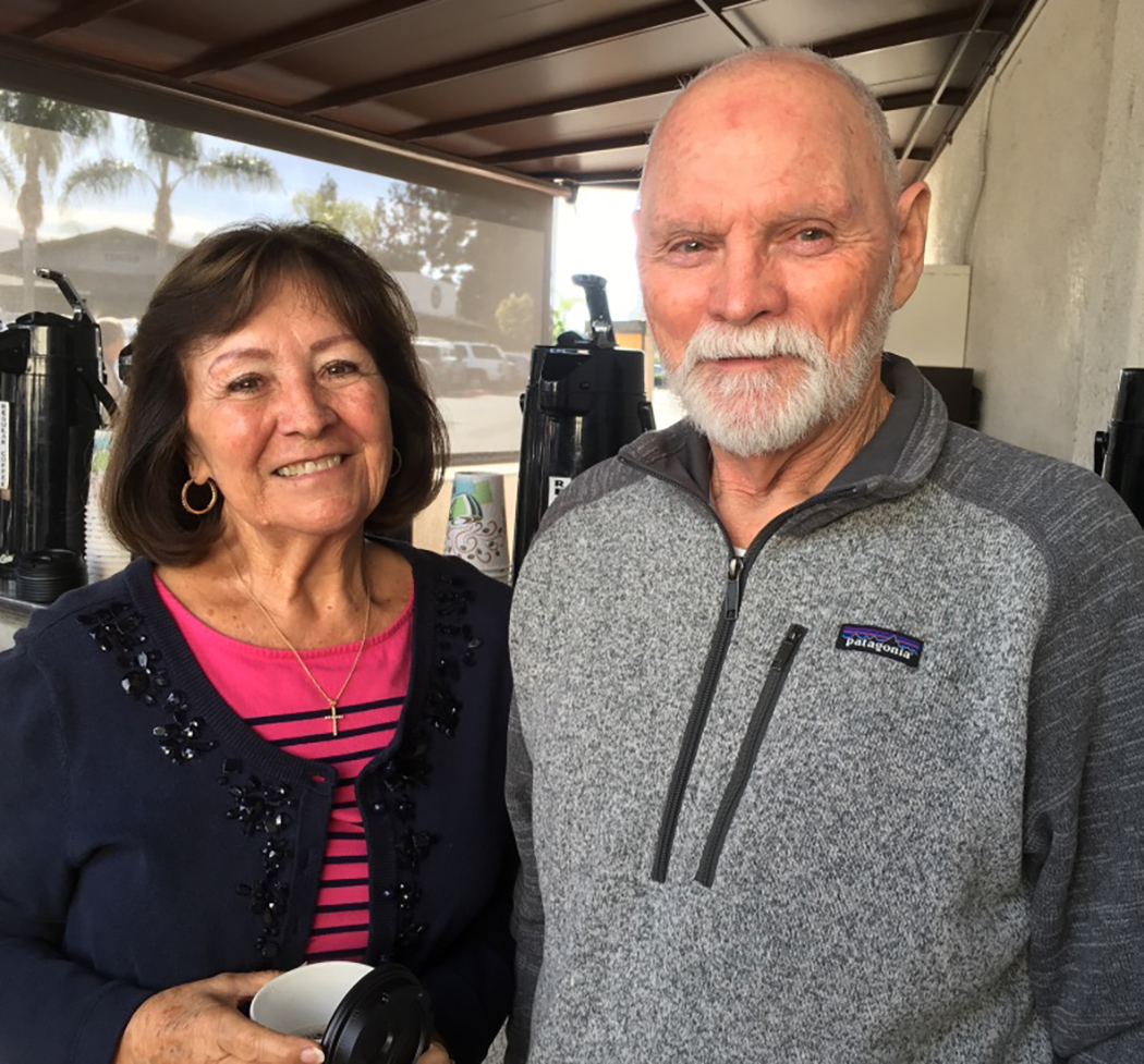 Jim with his wife, Lily.