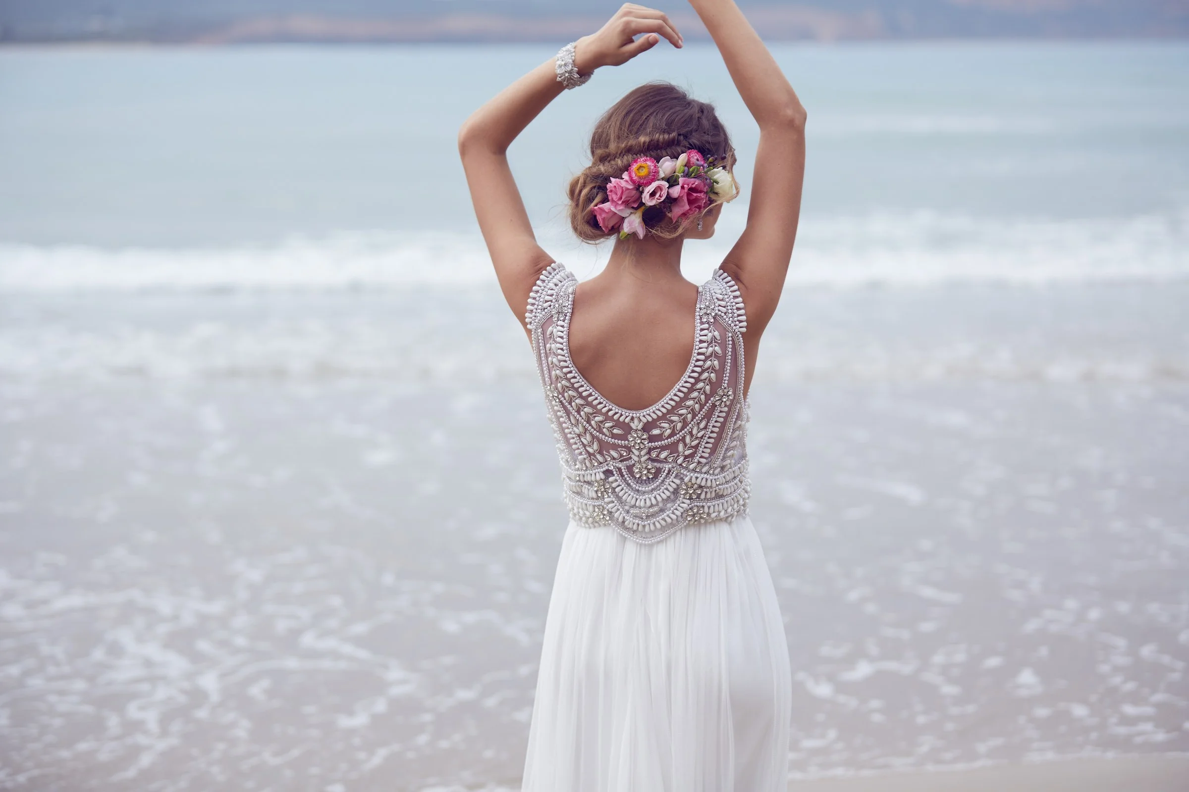 Anna Campbell Madison Dress | Vintage inspired embellished wedding dress