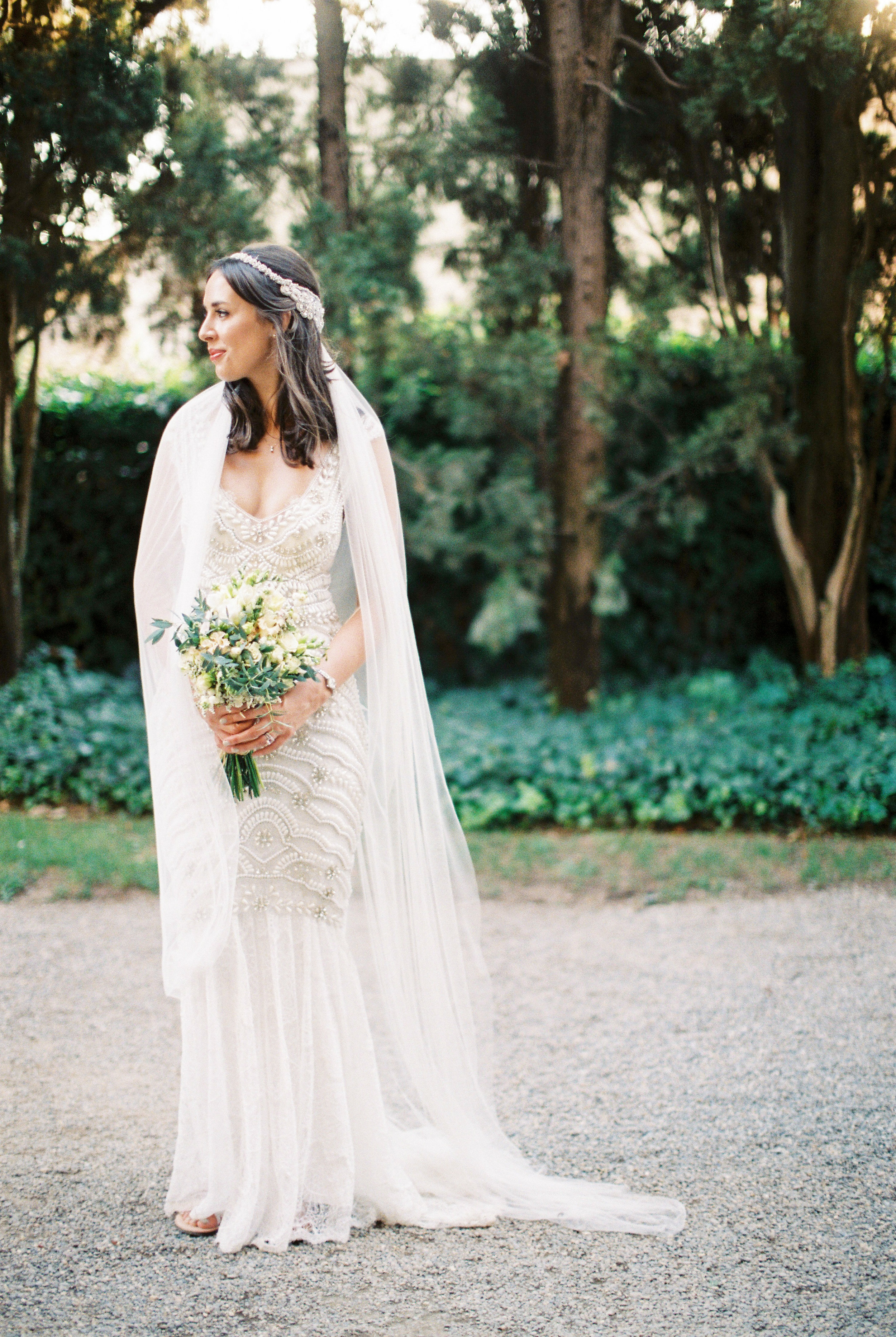 Anna Campbell Coco Dress | Vintage inspired embellished wedding dress
